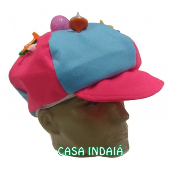 Chapéu de Erê Rosa e Azul