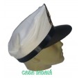 Chapéu de Capitão Simples (Quépe) Aba Preta
