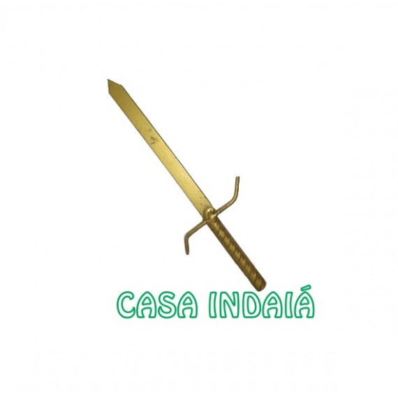 Adaga / Punhal de Ferro Pequeno Dourado