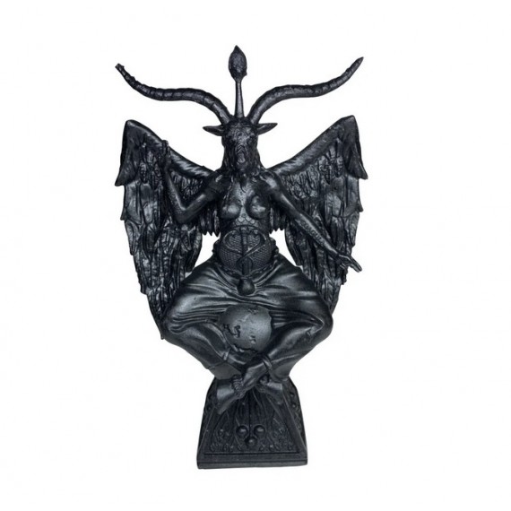 Baphomet (Lucifer / Belzebu) 25cm em Resina