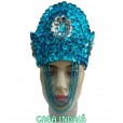Coroa de Lantejoulas Azul Clara (Adê)